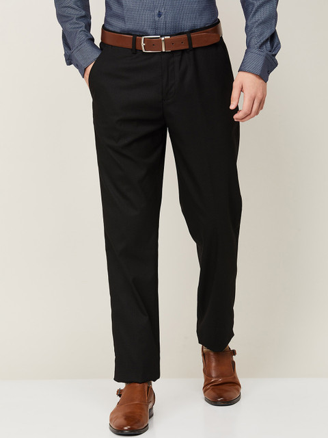 

CODE by Lifestyle Men Black Slim Fit Trousers
