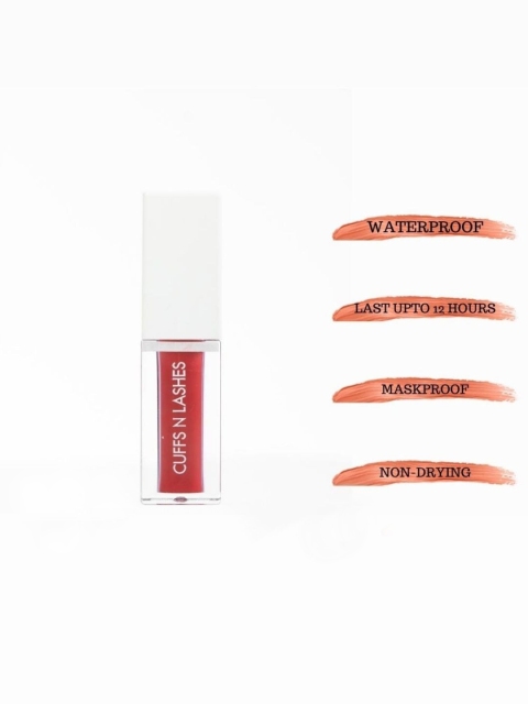 

CUFFS N LASHES Matte Lipstick 6 gm - Heyllo 10, Multi