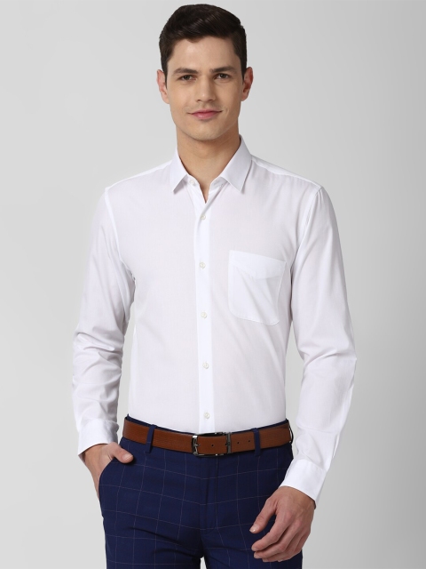 

Peter England Men White Slim Fit Pure Cotton Formal Shirt