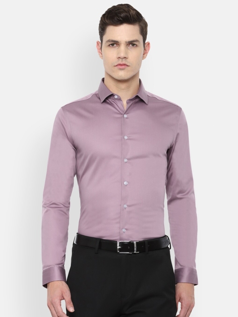

Louis Philippe Men Purple Slim Fit Formal Cotton Shirt