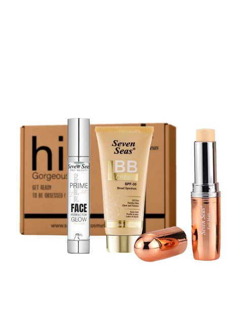 

Seven Seas Set of 3 Professional Face Makeup Kit, 350 g, Multi
