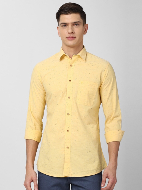 

Van Heusen Sport Men Yellow Slim Fit Pure Cotton Casual Shirt