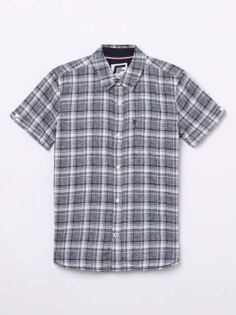 

Fame Forever by Lifestyle Boys Blue Checked Casual Shirt