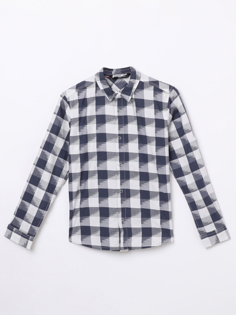 

Fame Forever by Lifestyle Boys Grey Buffalo Checks Cotton Casual Shirt