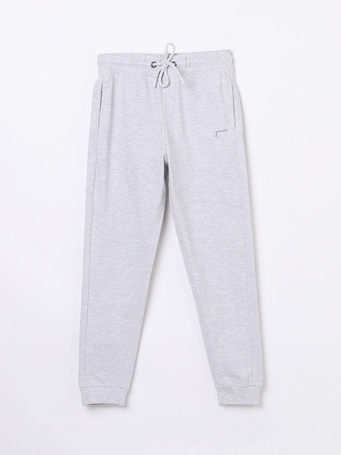 

Fame Forever by Lifestyle Boys Grey Melange Solid Regular Fit Joggers