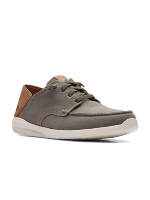 

Clarks Men Green Flat Boots