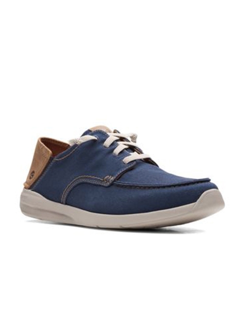

Clarks Men Navy Blue Colourblocked Sneakers
