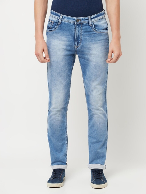 

Octave Men Blue Heavy Fade Stretchable Jeans