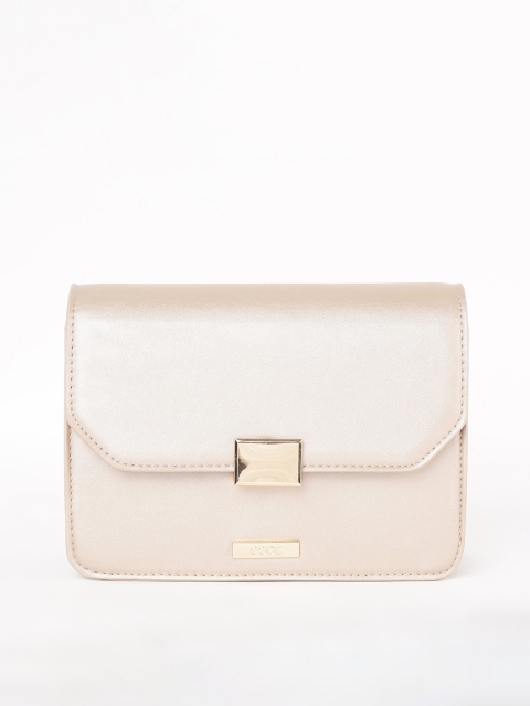 

CODE by Lifestyle Beige Structured Satchel