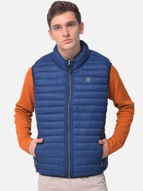 

Woodland Men Blue Padded Jacket