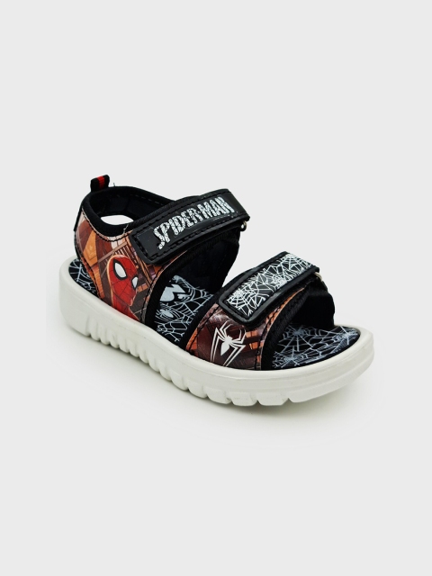 

Kids Ville Boys Black & Red Spiderman Printed Comfort Sandals