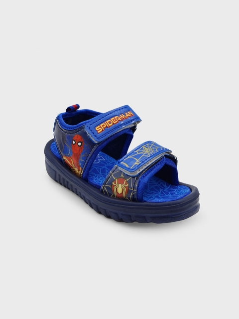 

Kids Ville Boys Navy Blue & Red Spider-Man Printed Sandals