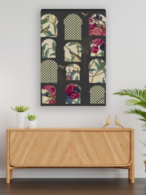 

India Circus by Krsnaa Mehta Multi Coloured Signature Windows Wall Art