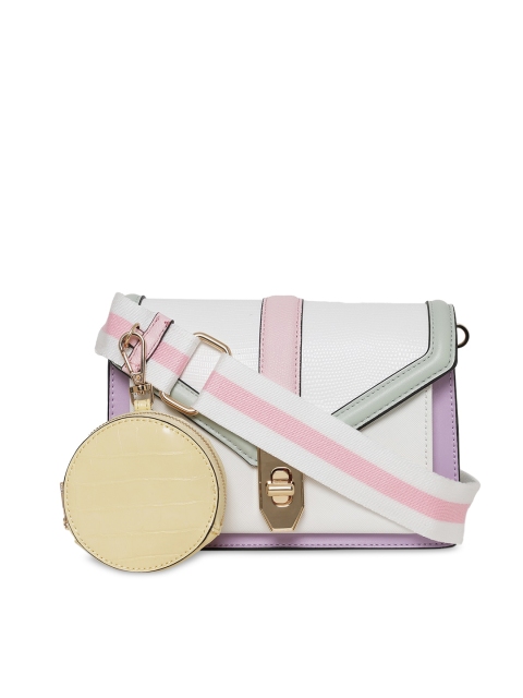 

ALDO White Structured Sling Bag