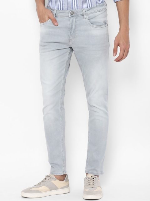 

Allen Solly Men Grey Slim Fit Mildly Distressed Heavy Fade Jeans