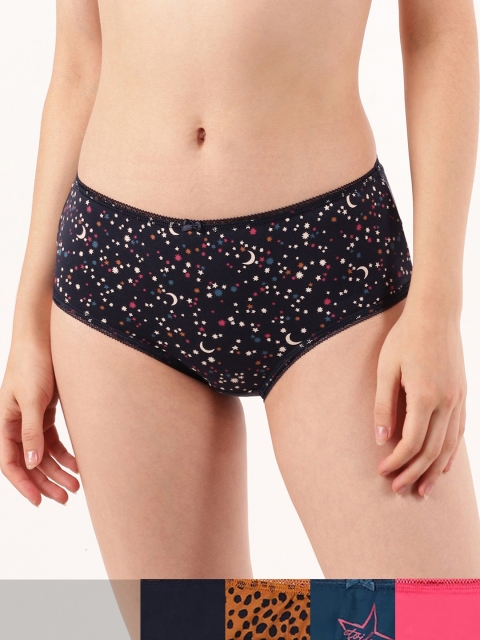 

Marks & Spencer Women Pack Of 5 Printed Hipster Briefs, Multi