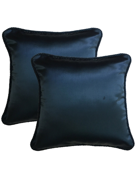 

Lushomes Set of 2 Blue Cushion Covers