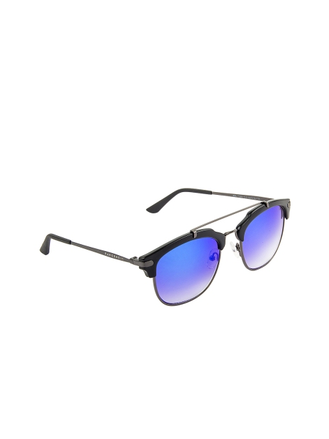

Farenheit Unisex Browline Sunglasses SOC-FA-1365-C2, Blue