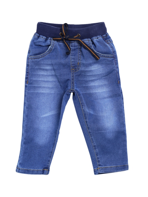 

612 league Boys Blue Classic Light Fade Cotton Jeans