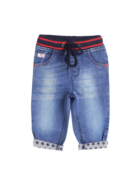 

612 league Boys Blue Classic Heavy Fade Jeans