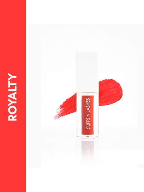 

CUFFS N LASHES Waterproof Long-Lasting Matte Lipstick 6 g - Royalty 01, Red