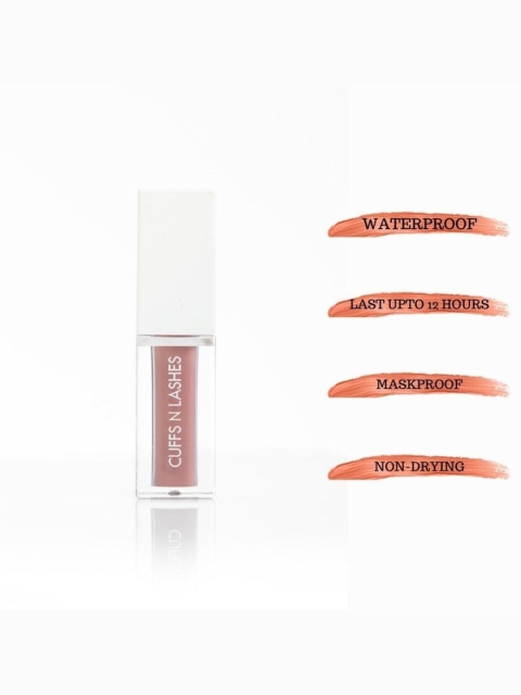 

CUFFS N LASHES Waterproof Long-Lasting Matte Lipstick 6 g - Gupshup 05, Pink