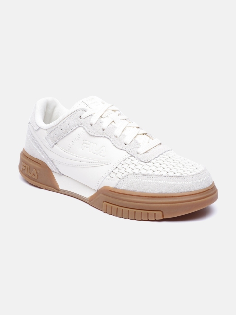 

FILA Men Grey Colourblocked PU Sneakers