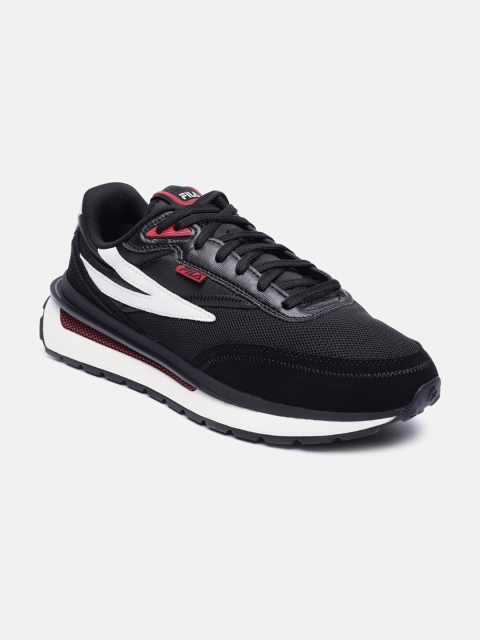 

FILA Men Black Printed PU Sneakers