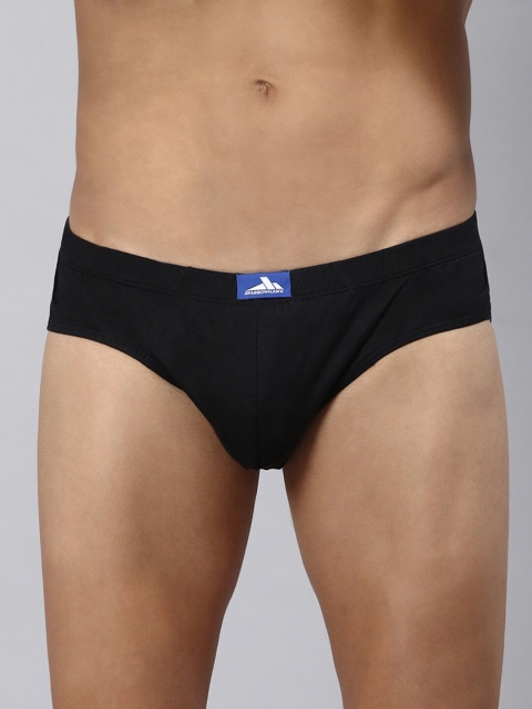 

SPARROWHAWK Men Black Pure Cotton Solid Briefs 1221MBFSOBL1IE01