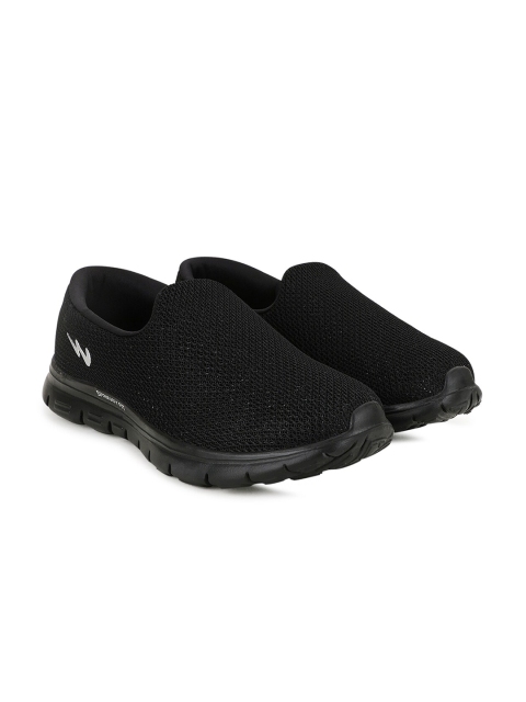 

Campus Women Black Mesh Walking Shoes