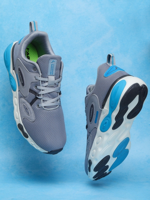 

ABROS Men Grey Mesh Air Running Shoes