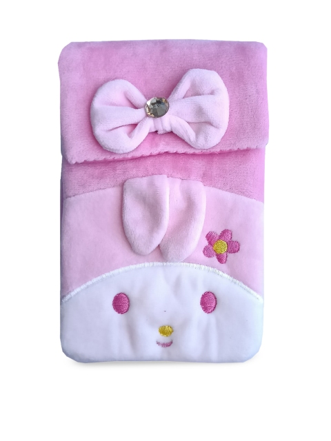 

IMARS Girls Pink Self Design Sling Bag with Bow Detail