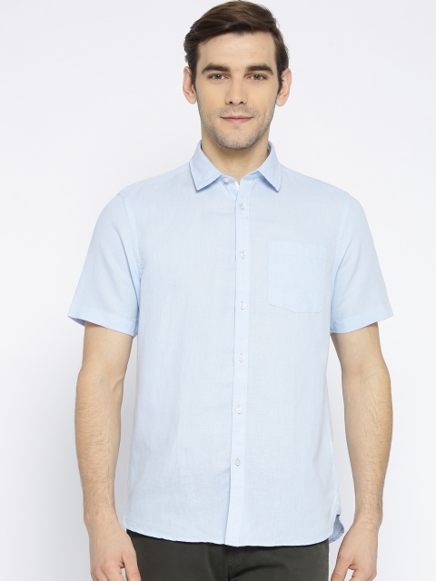 

Blackberrys Men Blue Slim Fit Solid Casual Shirt