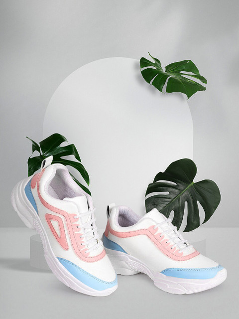 

Bella Toes Women White Running Non-Marking Shoes