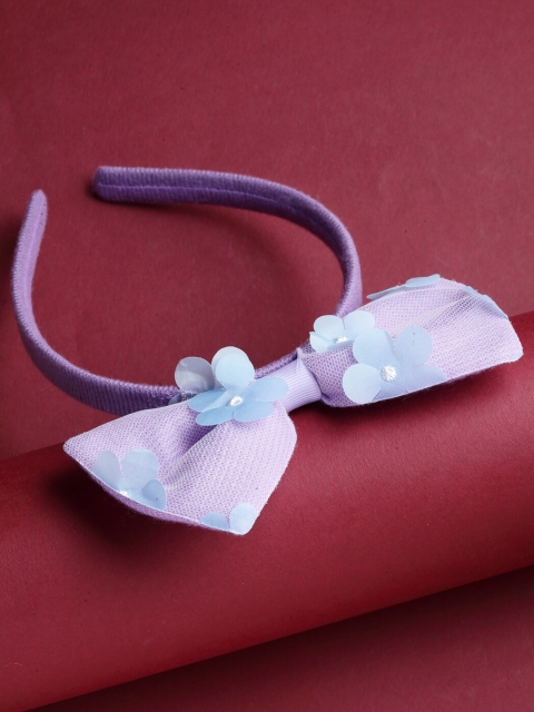 

Stoln Girls Purple & Blue Embellished Hairband