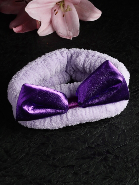

Stoln Girls Purple Fur Bow Hairband