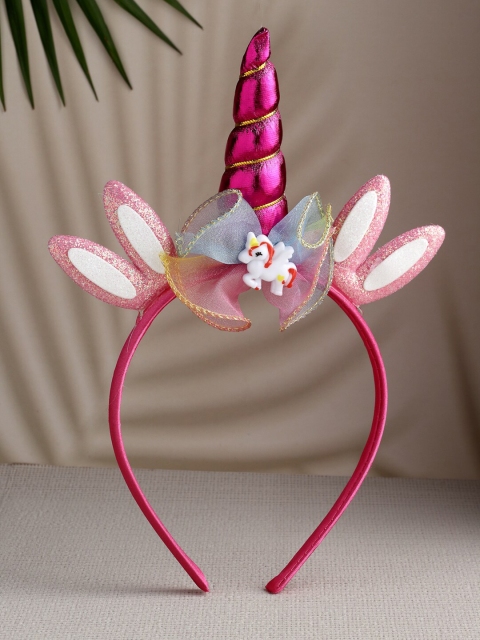 

Stoln Girls Pink & White Embellished Hairband
