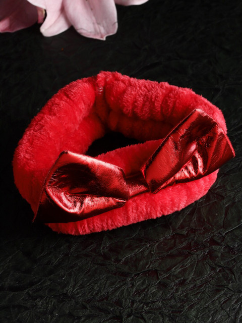 

Stoln Girls Red Fur Hairband