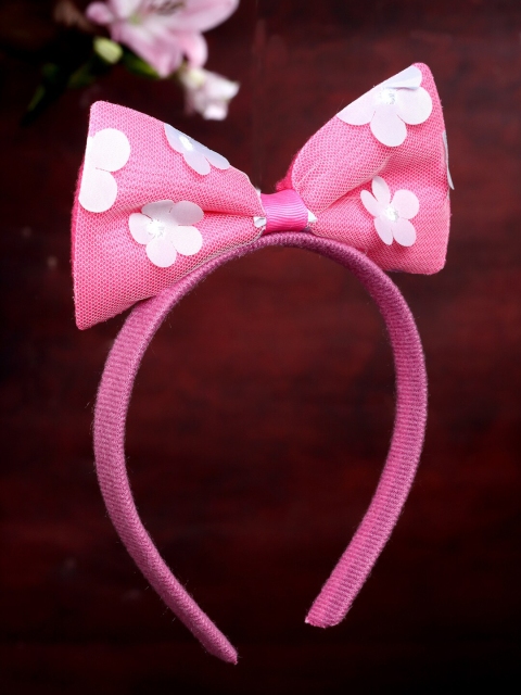 

Stoln Girls Pink & White Beaded Hairband