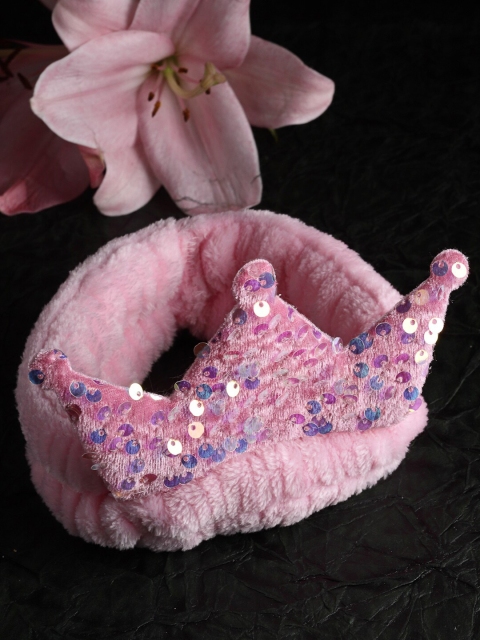 

Stoln Girls Pink & Blue Fur Sequinned Hairband