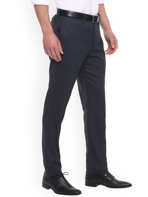 

Ted Baker Men Navy Blue Trousers