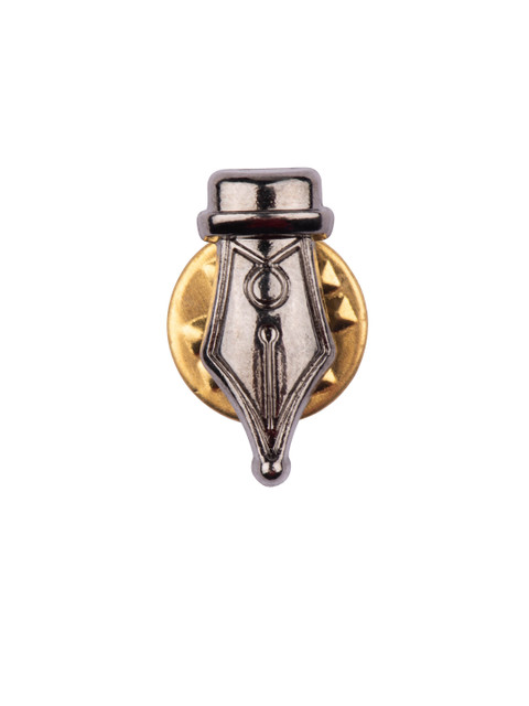 

The Tie Hub Men Rust Brown Mini Pen Nib Lapel Pin