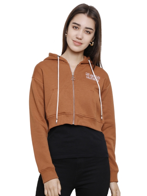 

DECHEN Women Brown Sweatshirt