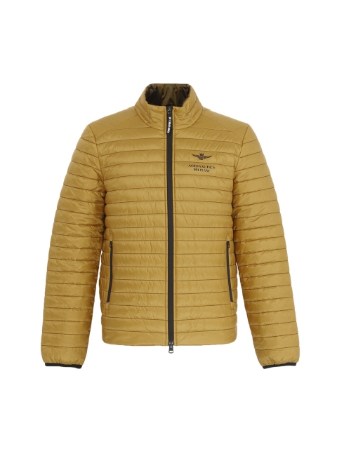 

Aeronautica Militare Men Yellow Lightweight Puffer Jacket