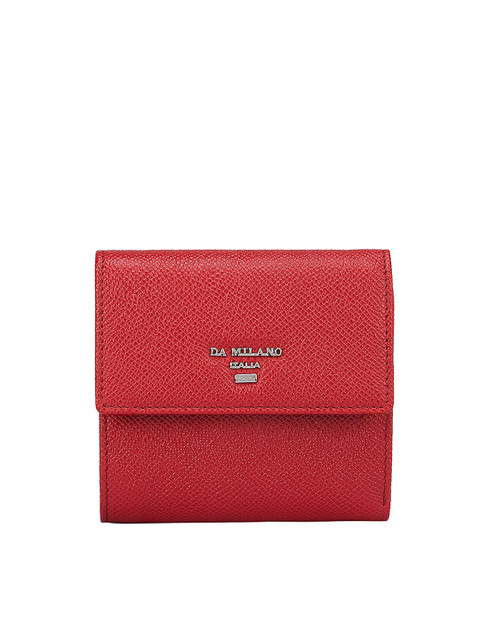 

Da Milano Women Red Textured Leather Three Fold Wallet