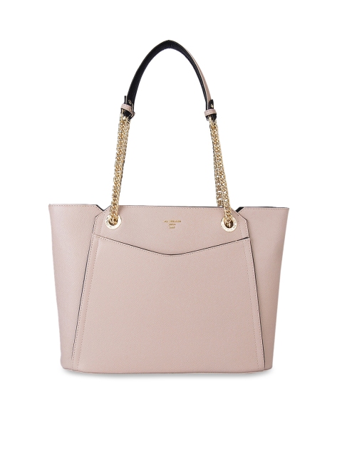 

Da Milano Beige Leather Structured Shoulder Bag