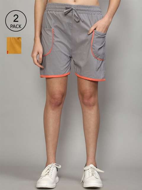 

GRACIT Women Grey Running Shorts