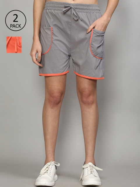 

GRACIT Women Grey Running Shorts