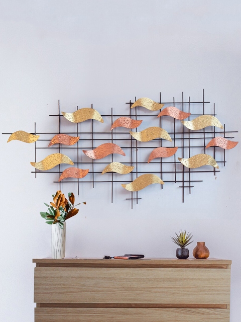 

vedas Metallic-Toned Abstract Wall Decor