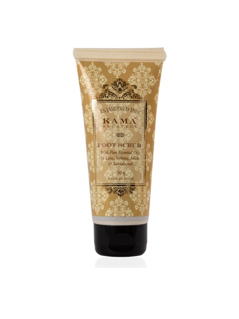 

KAMA AYURVEDA Sustainable Unisex Foot Scrub, Yellow